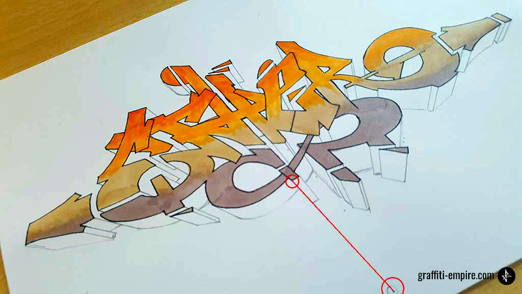 Detail Sketch Graffiti 3d Nomer 48