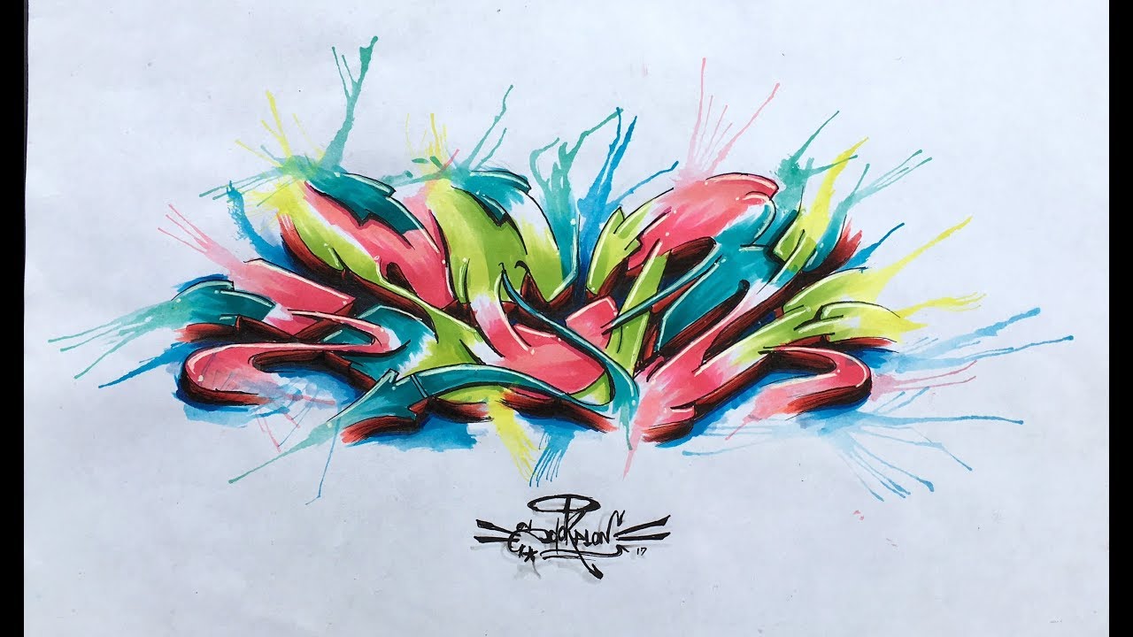 Detail Sketchen Graffiti Nomer 31