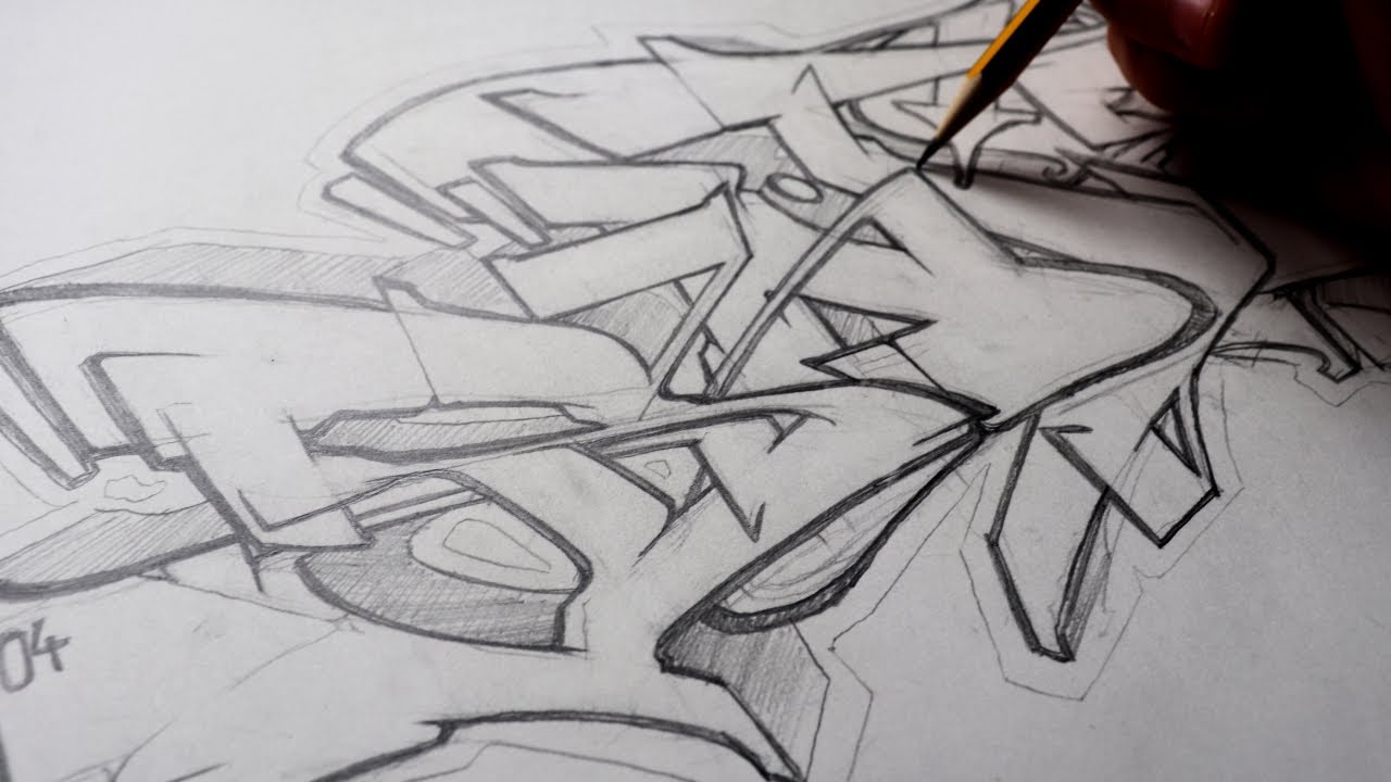 Detail Sketchen Graffiti Nomer 5