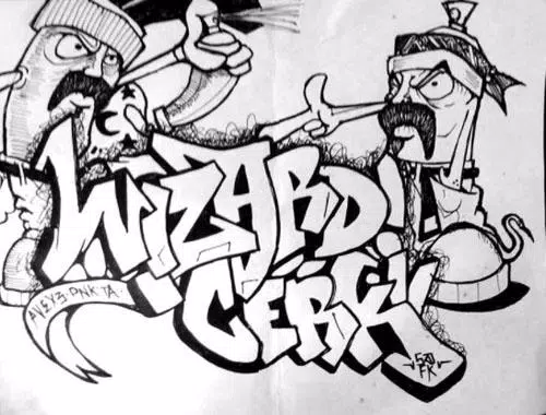 Detail Sketsa Graffiti Nomer 9