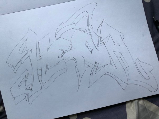 Download Sketsa Graffiti Bertema Prr Nomer 23