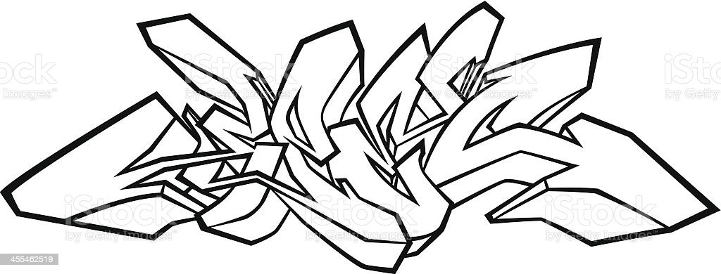Detail Sketsa Graffiti Gambar Nomer 2