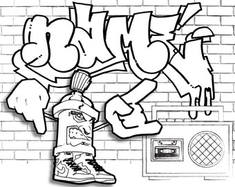 Detail Sketsa Graffiti Gambar Nomer 20