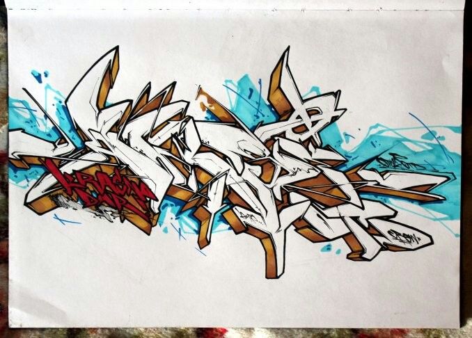 Detail Sketsa Graffiti Gambar Nomer 41