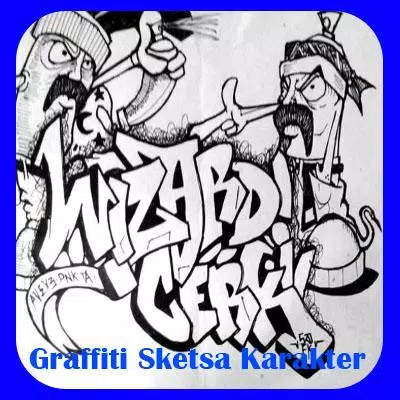 Detail Sketsa Graffiti Monster Nomer 12