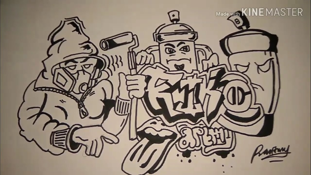 Detail Sketsa Graffiti Pilox Nomer 30