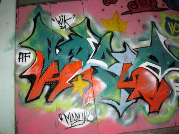 Detail Sketsa Graffiti Tulisan Bie Nomer 20