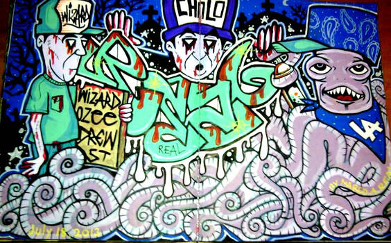 Detail Sketsa Graffiti Wizard Nomer 43