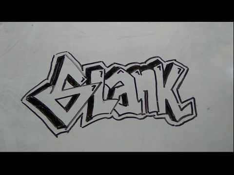 Detail Sketsa Slank Graffiti Nomer 7