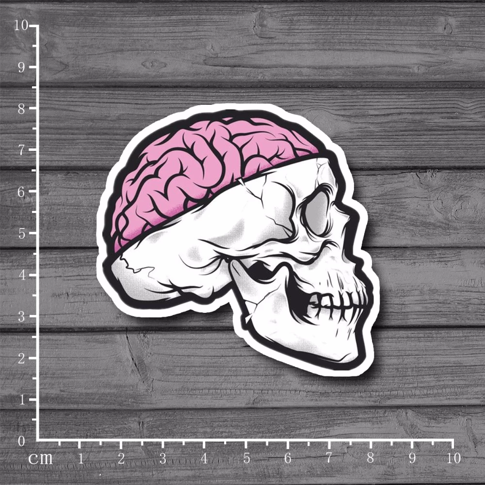 Detail Skull Brain Graffiti Nomer 6
