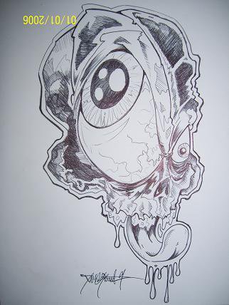 Detail Skull Graffiti Drawing Nomer 20