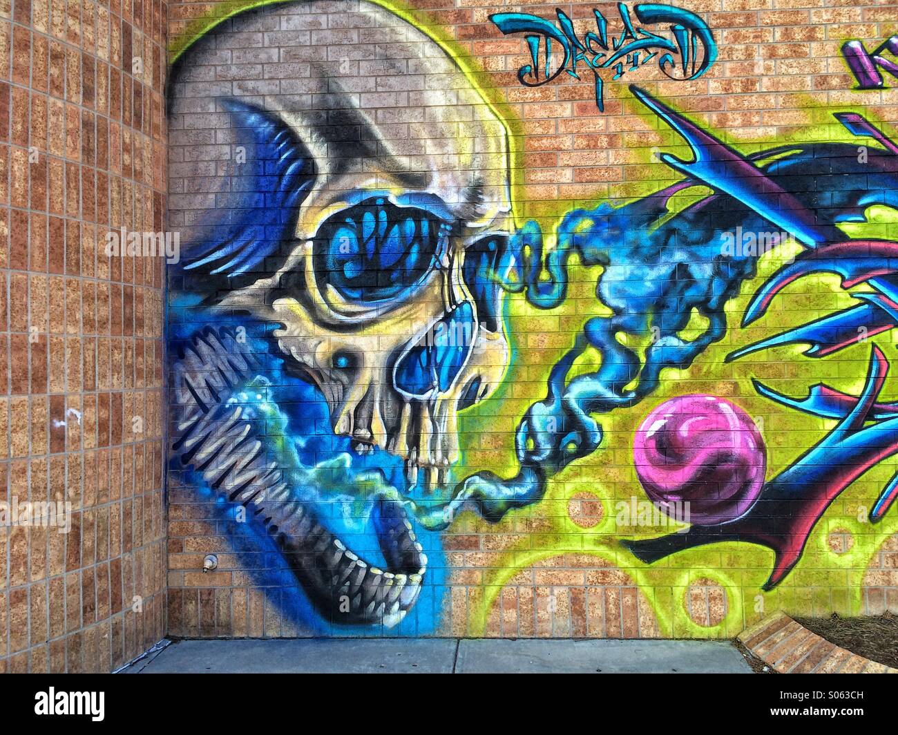 Detail Skull Graffiti Drawing Nomer 28
