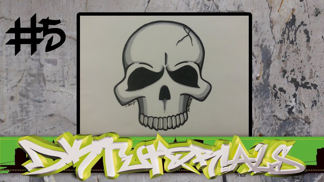 Detail Skull Graffiti Drawing Nomer 38