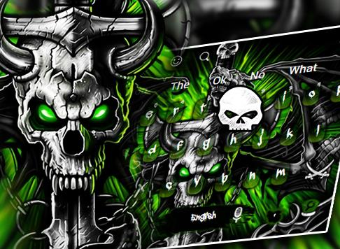 Detail Skull Graffiti Keyboard Nomer 56