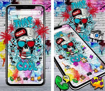 Detail Skull Graffiti Theme Nomer 21