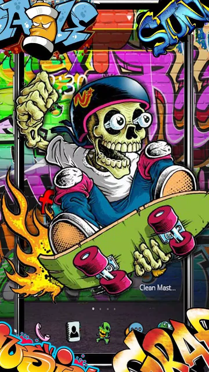 Detail Skull Graffiti Theme Nomer 8