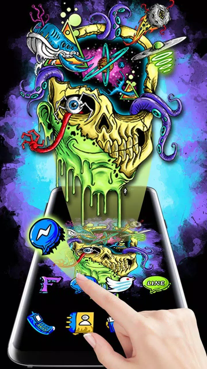 Detail Skull Graffiti Wallpaper Nomer 29