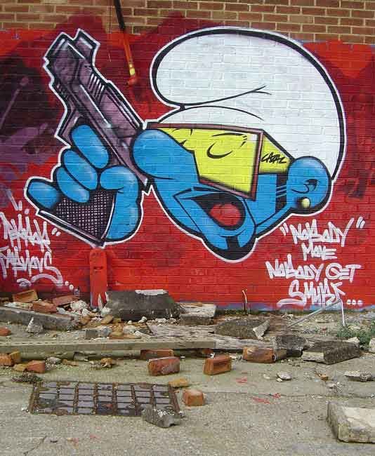 Detail Smurf Graffiti Nomer 12