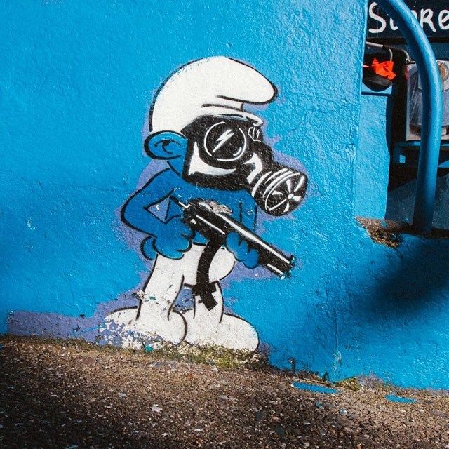 Detail Smurf Graffiti Nomer 21