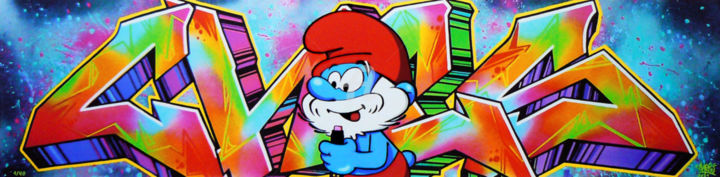 Detail Smurf Graffiti Nomer 32