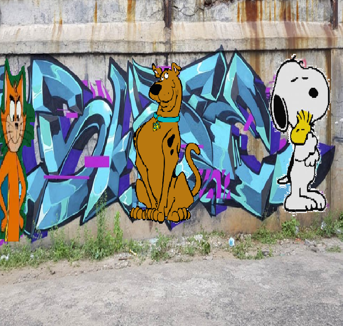 Detail Snoopy Graffiti Nomer 42