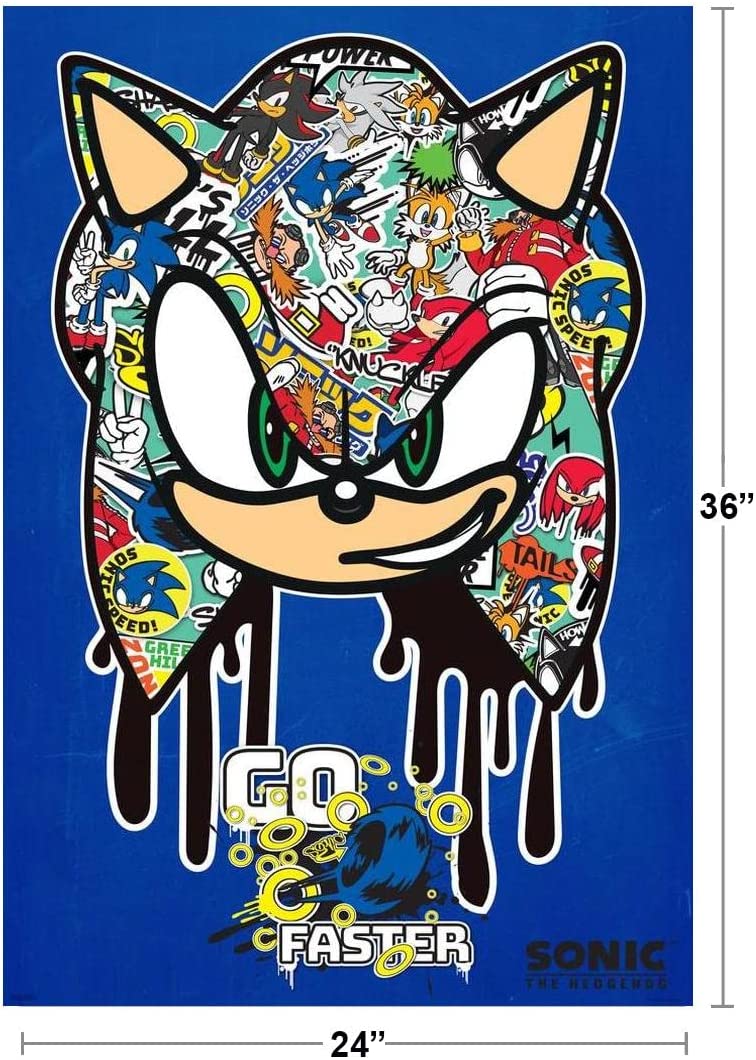 Detail Sonic Comic Graffiti Nomer 2