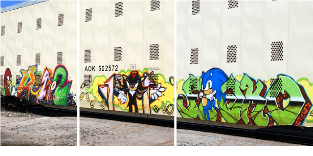 Detail Sonic Comic Graffiti Nomer 15