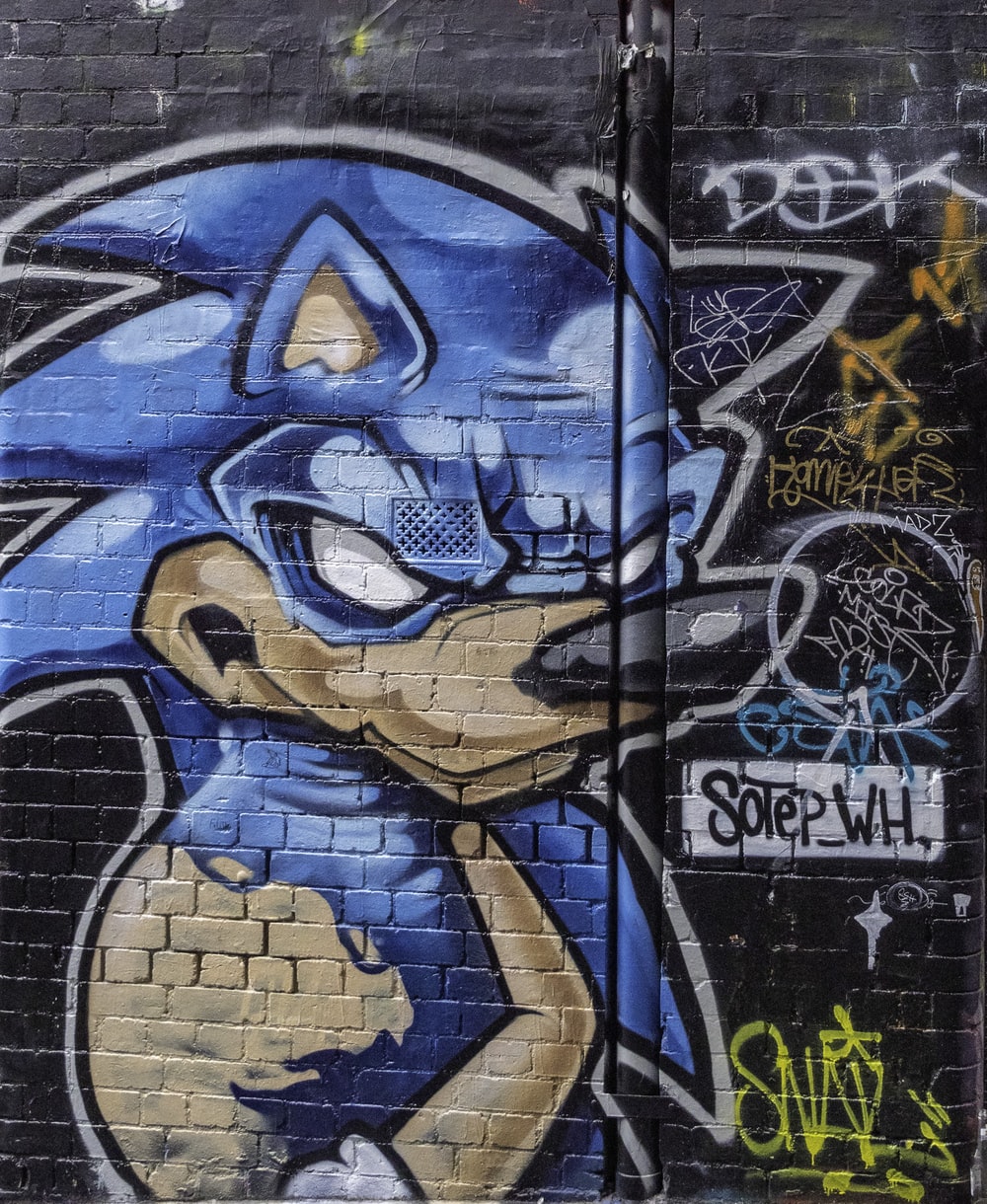 Detail Sonic Comic Graffiti Nomer 31