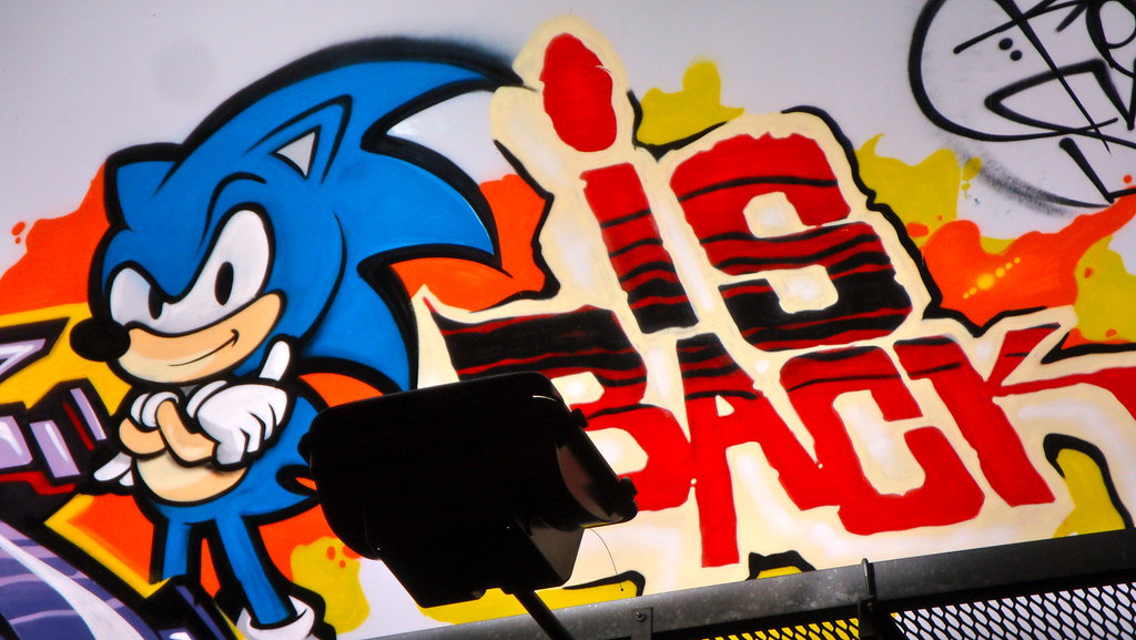 Detail Sonic Comic Graffiti Nomer 38