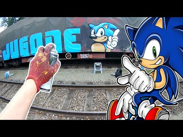 Detail Sonic Comic Graffiti Nomer 7