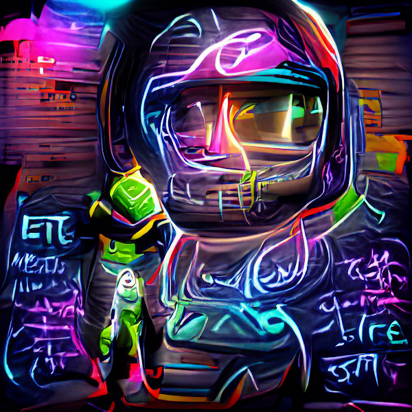 Detail Space Graffiti Art Nomer 24