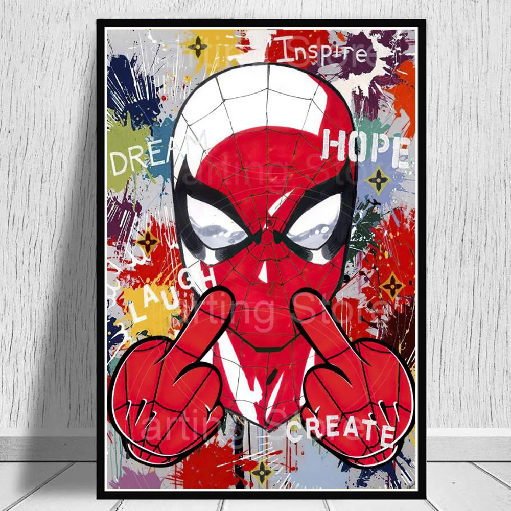 Detail Spiderman Graffiti Nomer 25