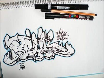 Detail Spidol Sketch Graffiti Nomer 24