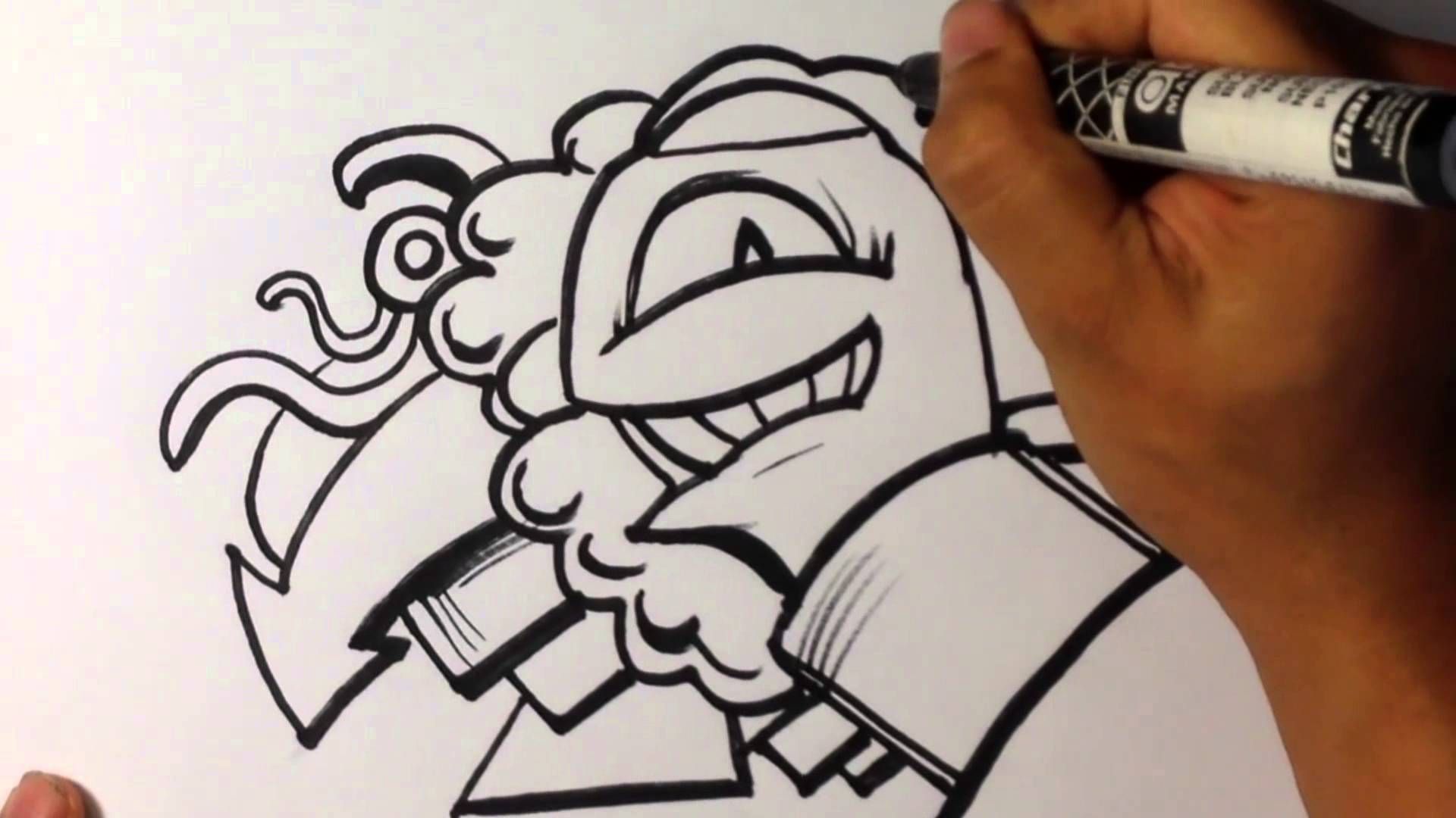 Detail Spidol Sketch Graffiti Nomer 33