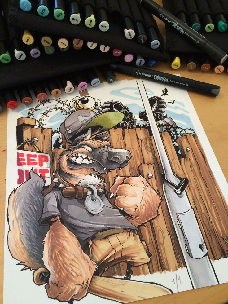 Detail Spidol Sketch Graffiti Nomer 37