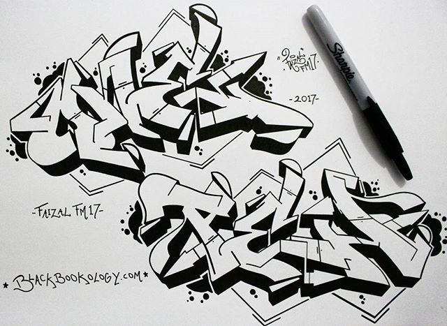 Detail Spidol Sketch Graffiti Nomer 57