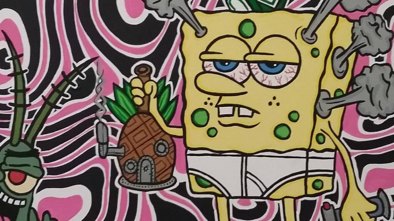 Detail Spongebob Wallpaper Graffiti Nomer 21