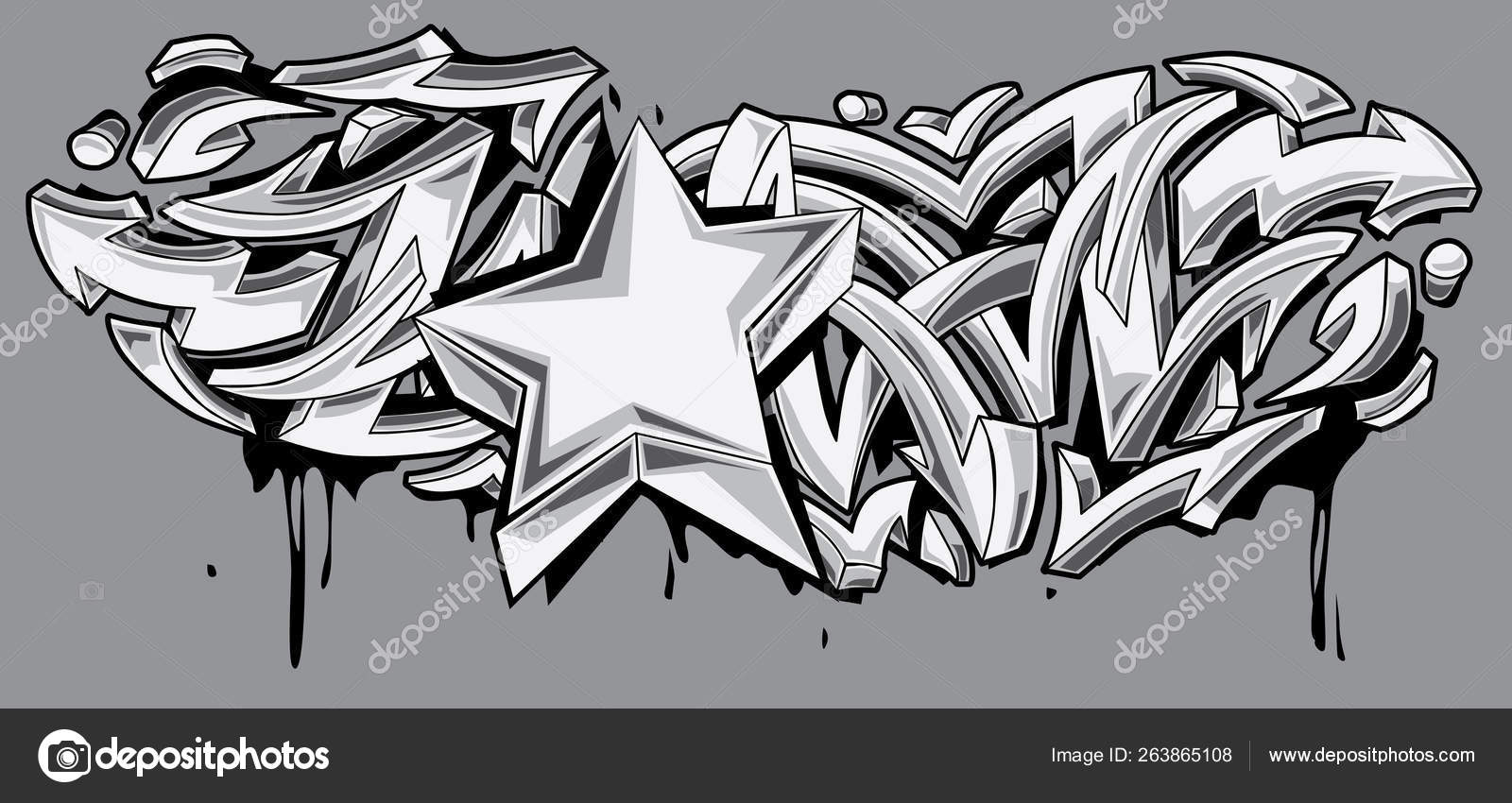 Detail Star Graffiti Nomer 16