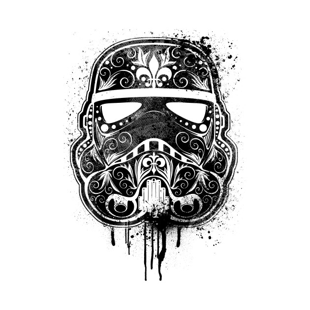 Detail Star Wars Graffiti Black Nomer 3