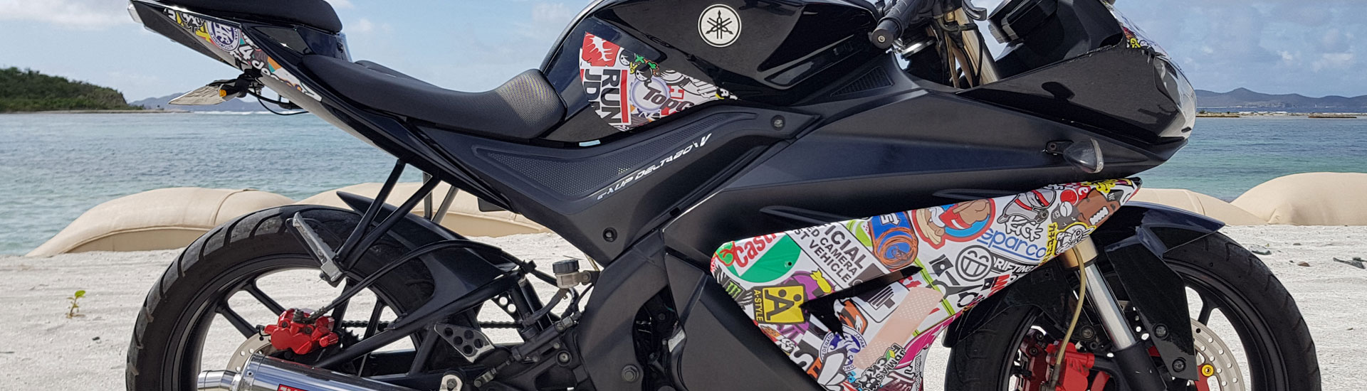 Detail Sticker Bomb Graffiti Wrap Motorcycle Nomer 43