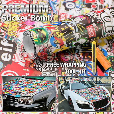 Detail Sticker Bomb Graffiti Wrap Motorcycle Nomer 48