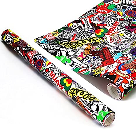 Detail Sticker Bomb Graffiti Wrap Motorcycle Nomer 8