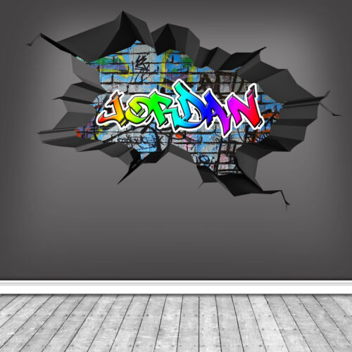 Detail Sticker Graffiti 3d Nomer 12