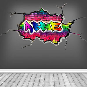 Detail Sticker Graffiti 3d Nomer 13