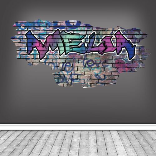 Detail Sticker Graffiti 3d Nomer 30