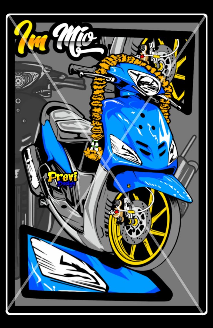 Detail Sticker Graffiti Motor Nomer 50