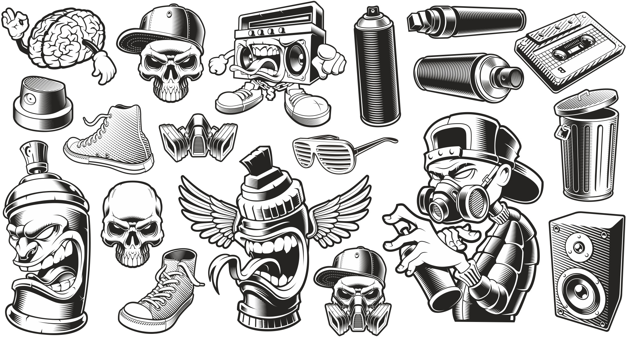 Detail Stiker Graffiti Nomer 40