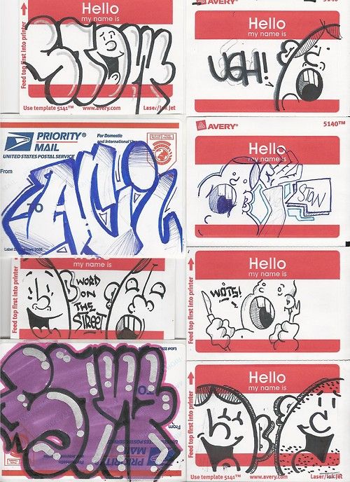 Detail Stiker Graffiti Nomer 50