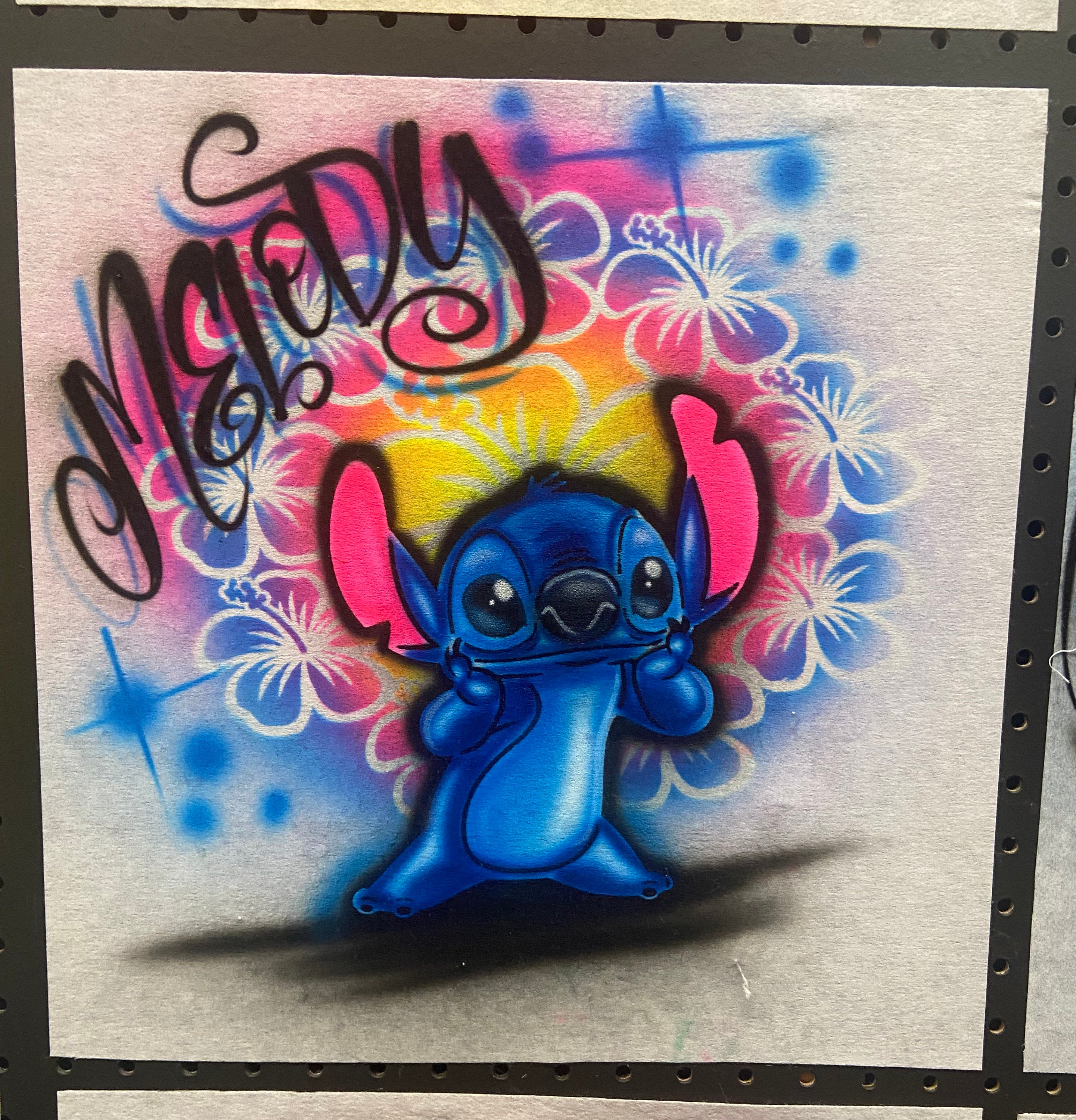 Detail Stitch Graffiti Sketch Nomer 12