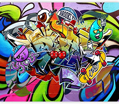 Detail Stone Wall Mural Graffiti Nomer 12